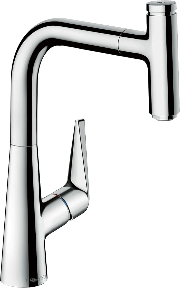 Talis Select M51 Single lever kitchen mixer 220, pull-out spout, 1jet