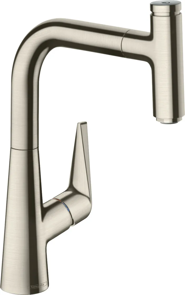 Talis Select M51 Single lever kitchen mixer 220, pull-out spout, 1jet