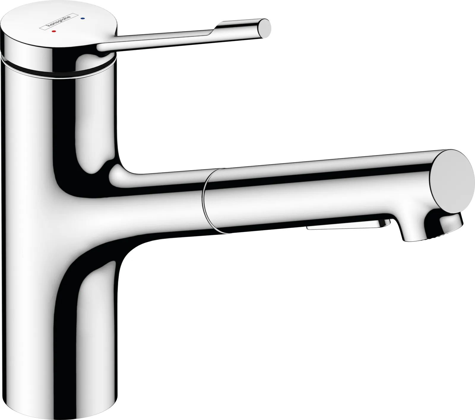 Zesis Lean M34 Single lever kitchen mixer 150, pull-out spray, 2jet