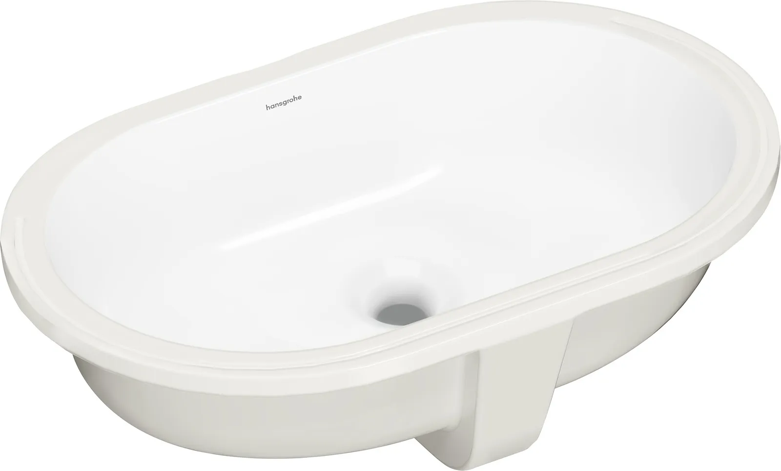 LakeShore U Pastdan oʻrnatiladigan lavabo 530/330, joʻmrak teshigisiz va toshish teshigi bilansiz, SmartClean