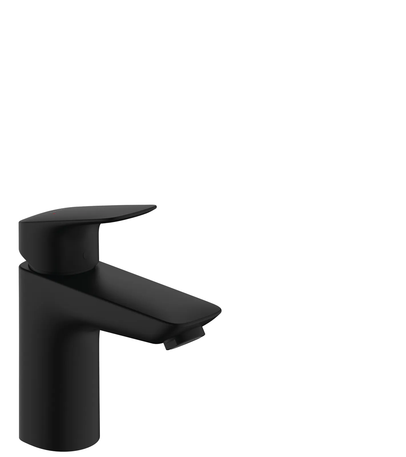 Logis Bir dastali lavabo aralashtirgichi 100, metall pop-up drenaj klapani bilan