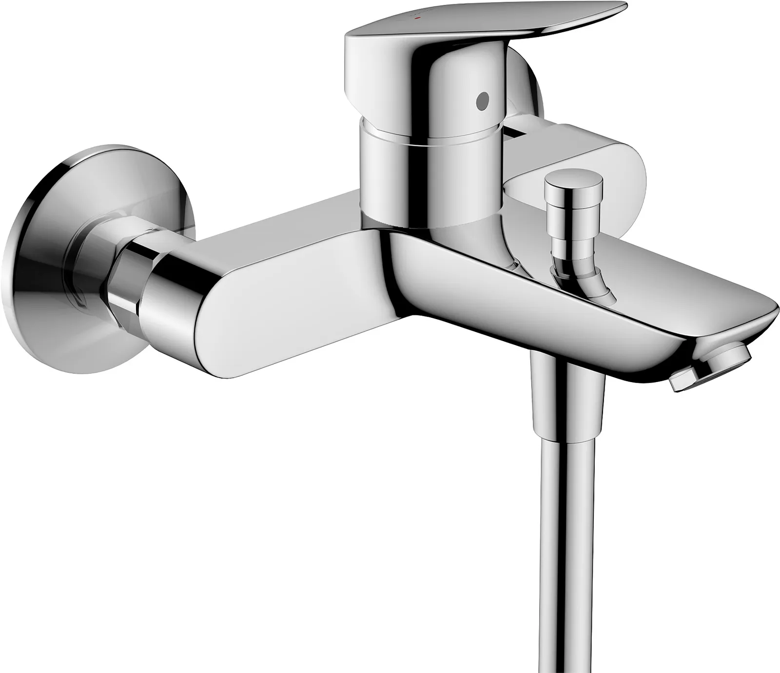 Logis Single-lever bath mixer for exposed installation