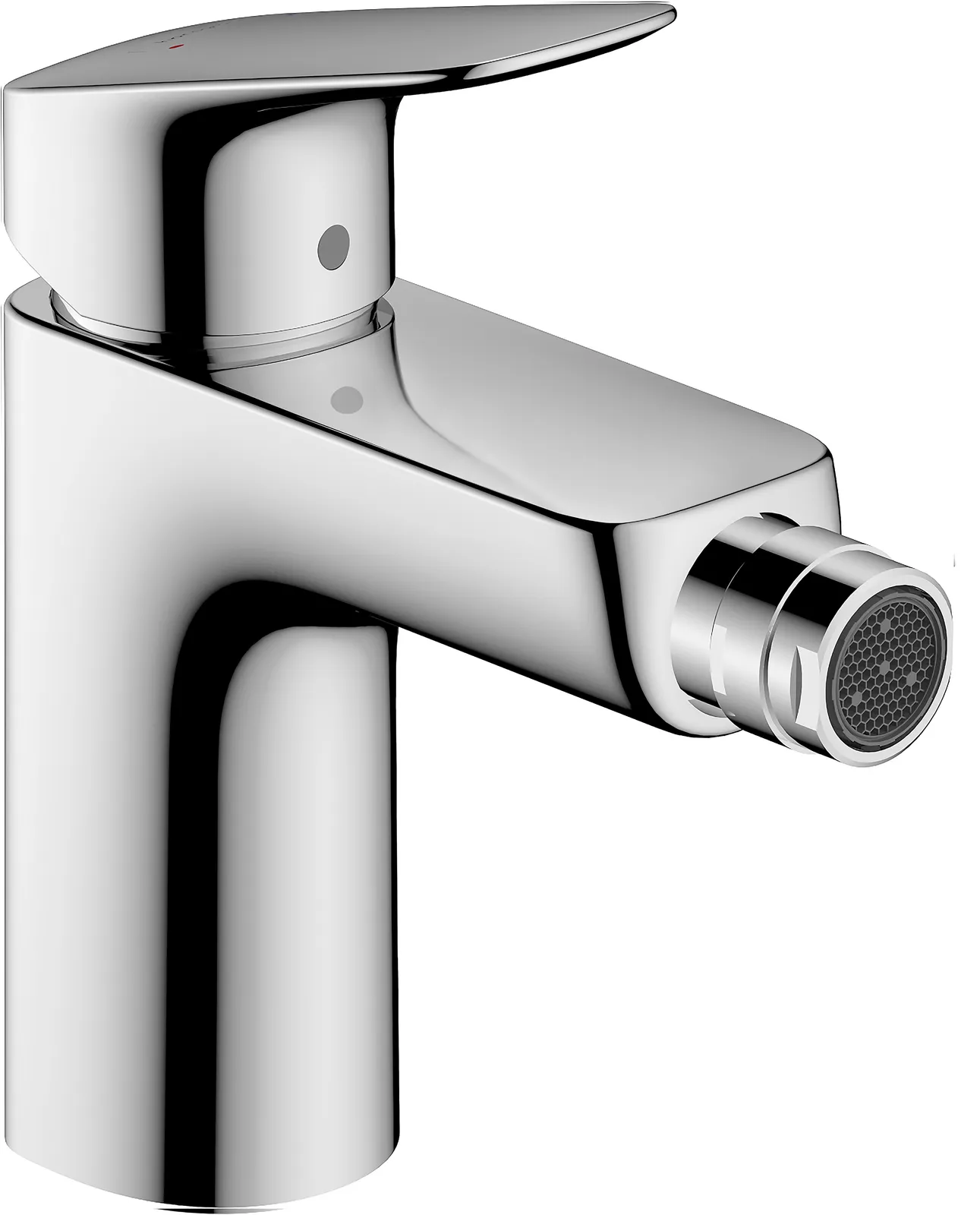 Logis Single-lever bidet mixer 100 with waste valve pop-up