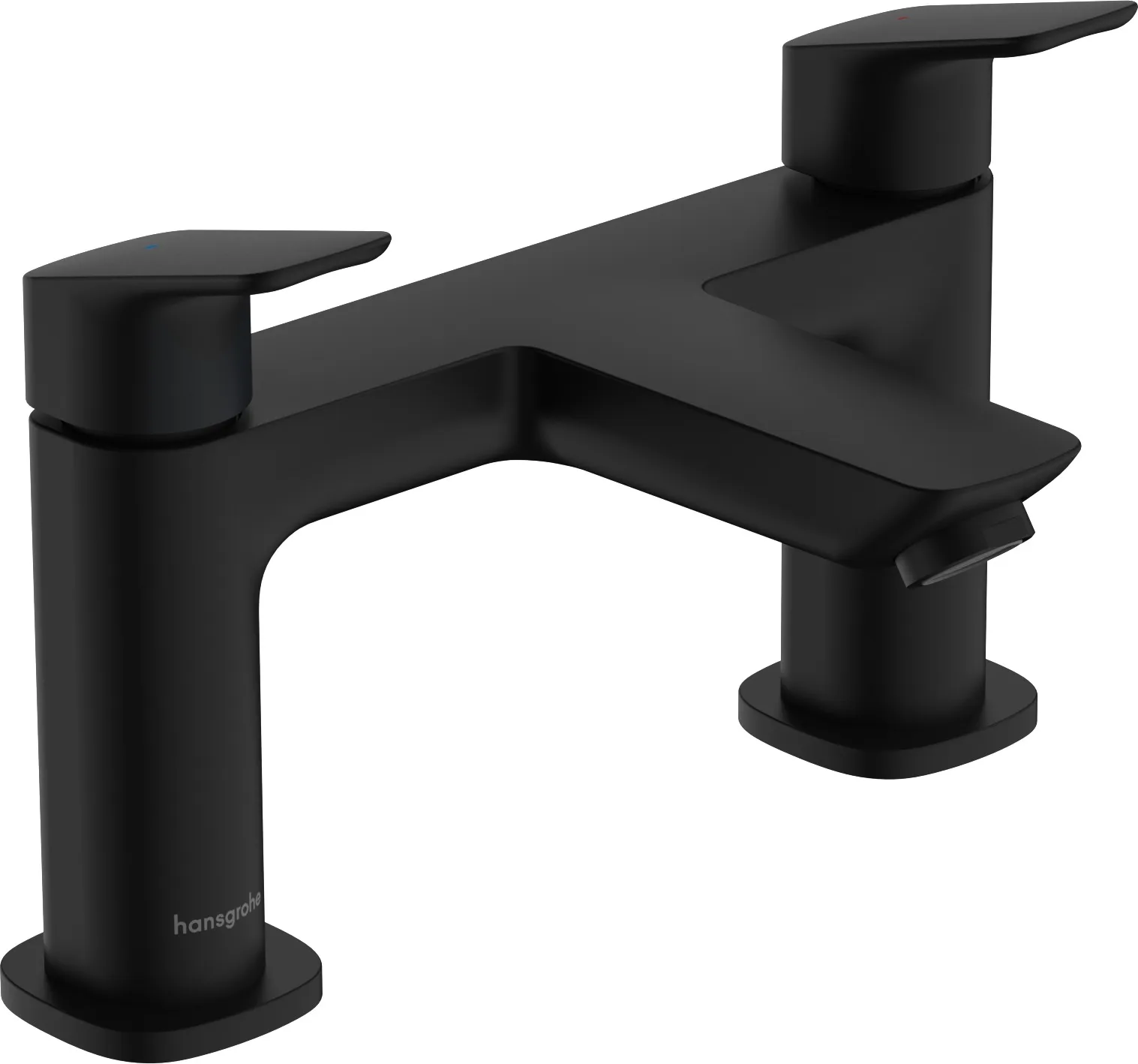 Logis Q Bath-edge mixer for 2 holes