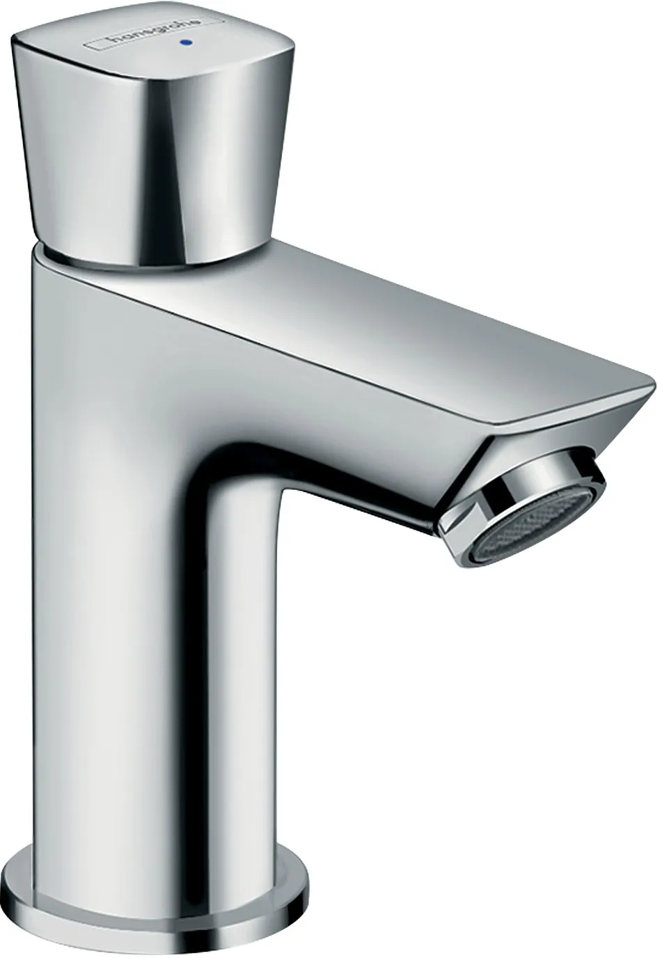 Logis Q Pillar tap 80 for cold or pre-mixed water without waste valve