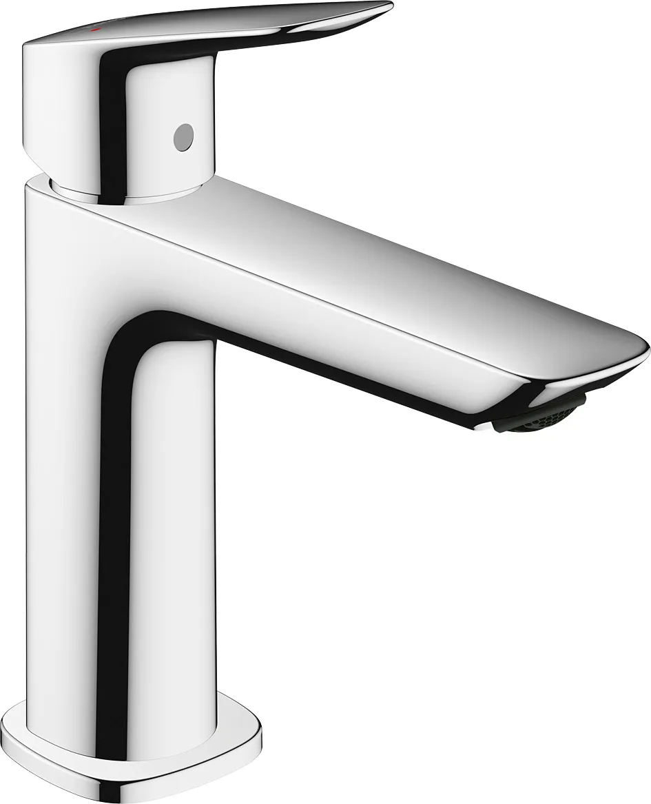 Logis Q Single-lever basin mixer 110 Fine with waste valve push-open