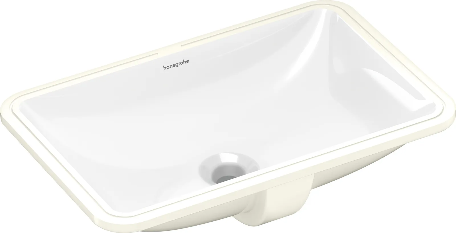 MellowTide Q Pastdan oʻrnatiladigan lavabo 550/350, joʻmrak teshigisiz