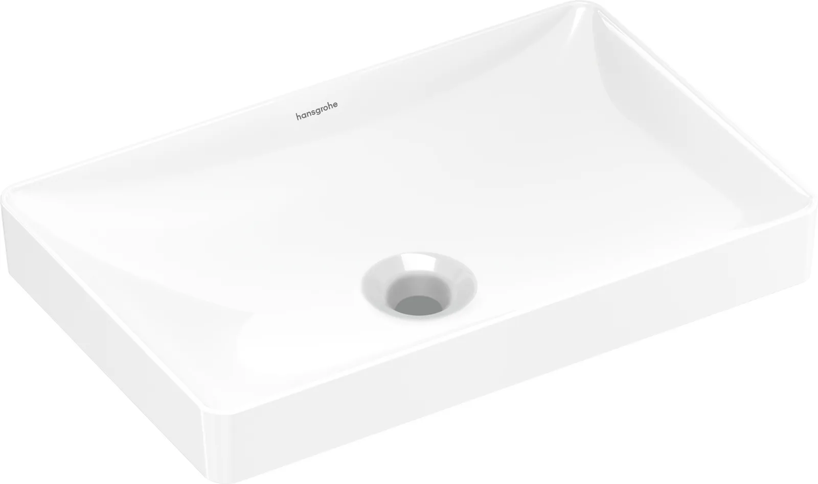 MellowTide Q Kosa lavabo 600/390, joʻmrak teshigisiz