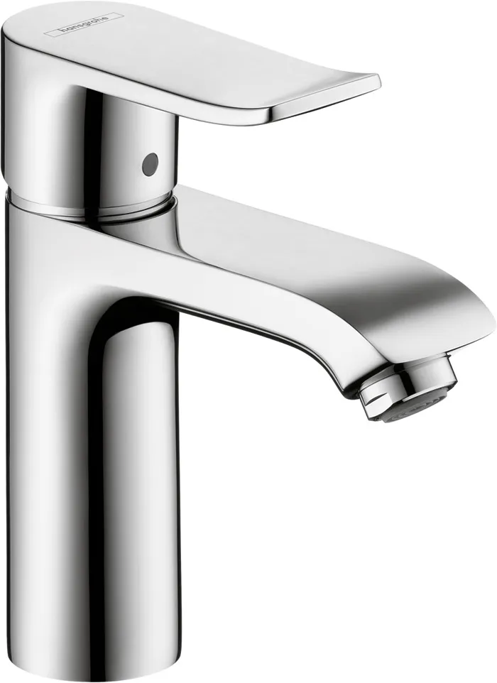 Metris Bir dastali lavabo aralashtirgichi 110 CoolStart, pop-up drenaj klapani bilan