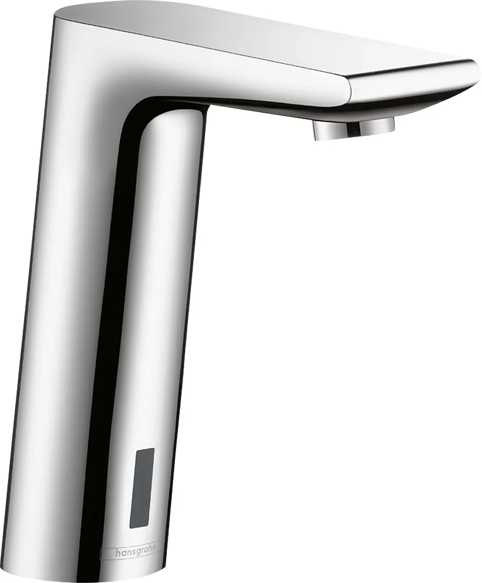 Metris S Electronic basin mixer with temperature pre-adjustment mains-powered 230 V
