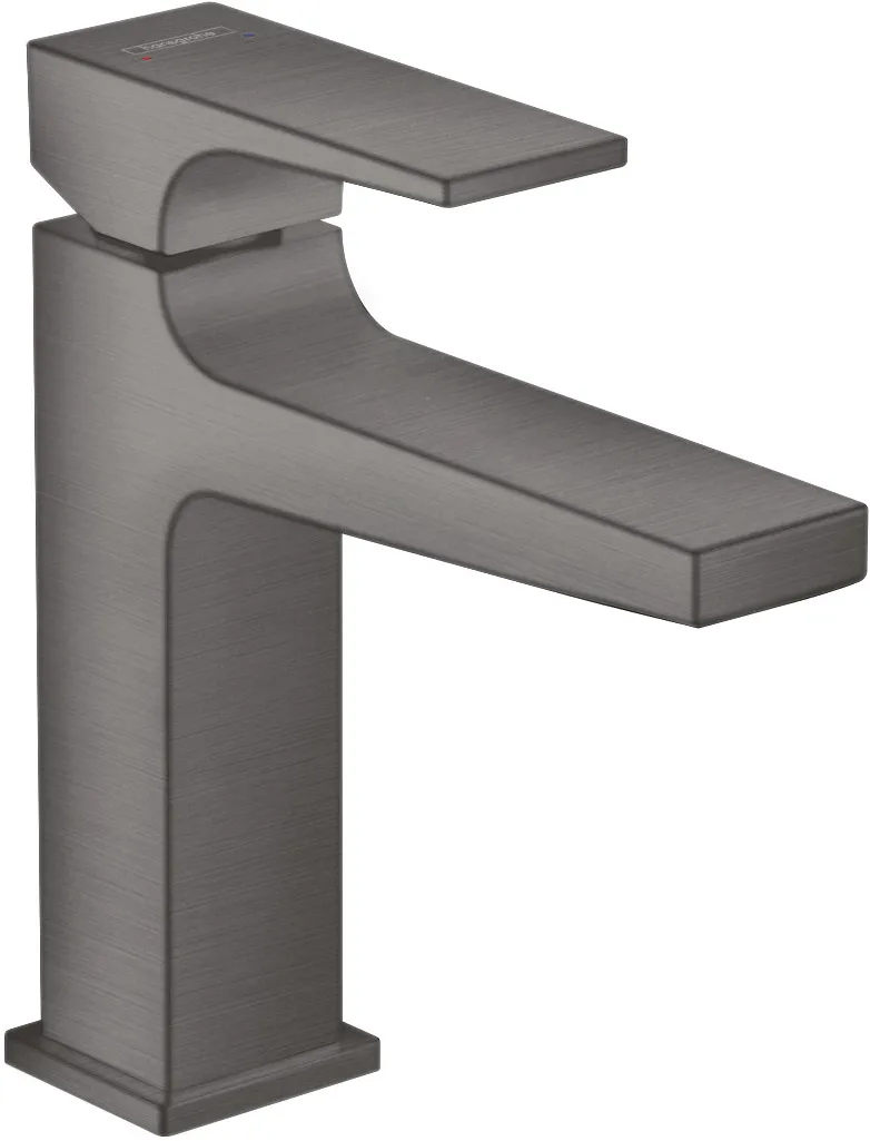 Metropol Single lever basin mixer 110 with lever handle and push-open waste