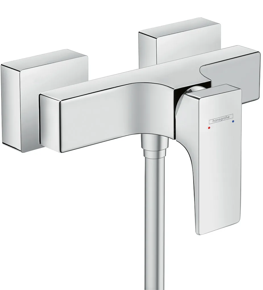 Metropol Single lever shower mixer for exposed installation with lever handle
