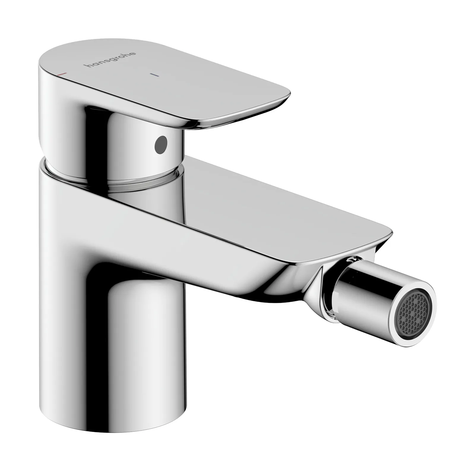 Neovis Q Single lever bidet mixer CoolStart with push-open waste
