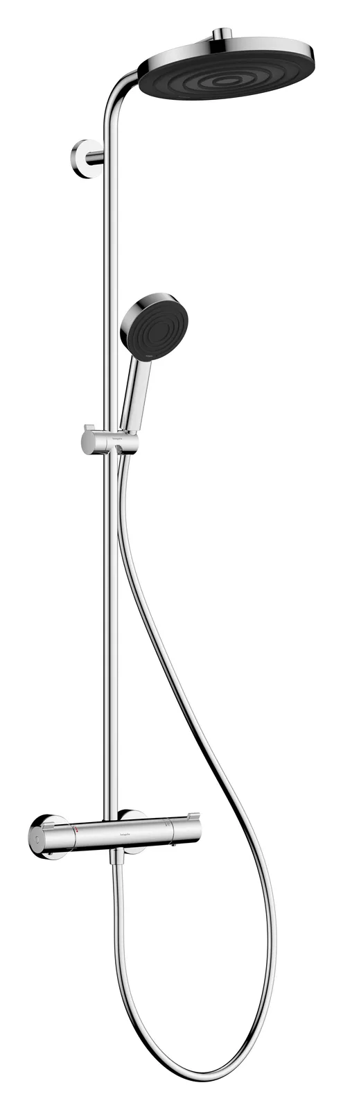 Pulsify S Showerpipe dush ustuni 260 1jet EcoSmart, termostat va qoʻl dushi 1jet bilan