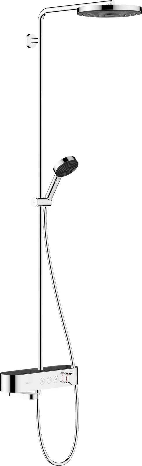 Pulsify S Душевая стойка Showerpipe 260 1jet с термостатом для ванны ShowerTablet 400