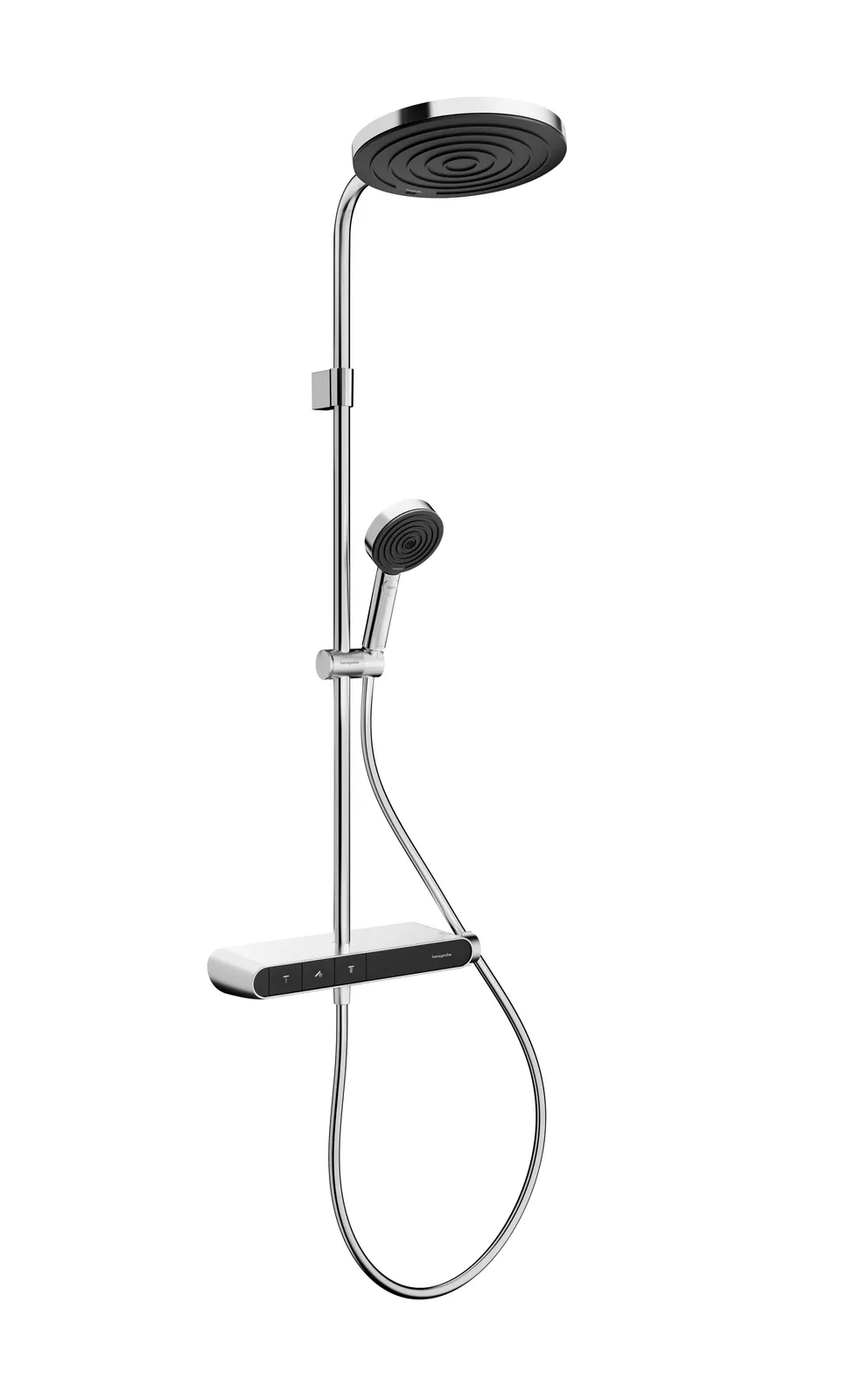 Pulsify S Душевая стойка Showerpipe 260 1jet с термостатом для ванны ShowerTablet Select 360 Varia