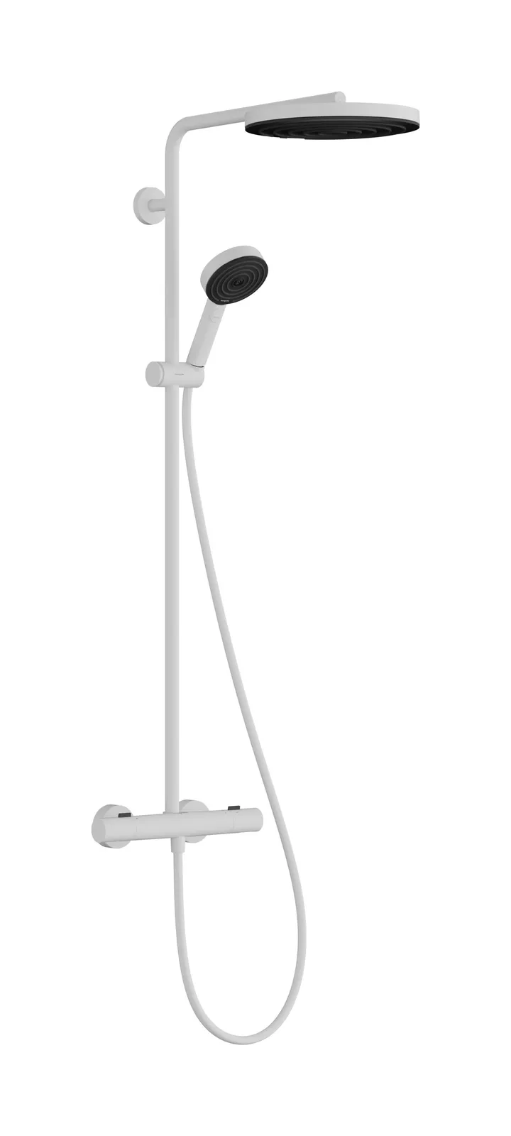 Pulsify S Puro Shower column Showerpipe 260 1jet EcoSmart with Ecostat Fine and hand shower 3jet