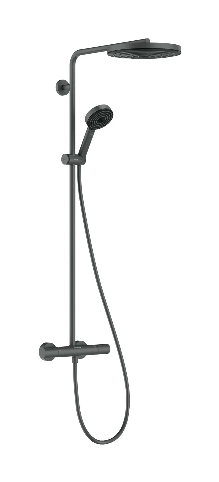 Pulsify S Puro Shower column Showerpipe 260 1jet EcoSmart with Ecostat Fine and hand shower 3jet