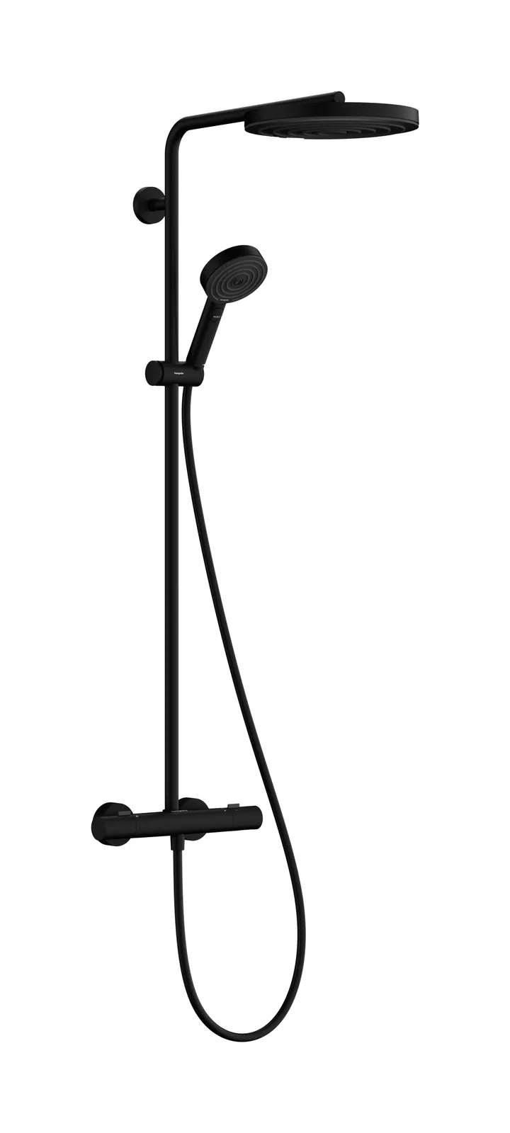Pulsify S Puro Shower column Showerpipe 260 1jet EcoSmart with Ecostat Fine and hand shower 3jet
