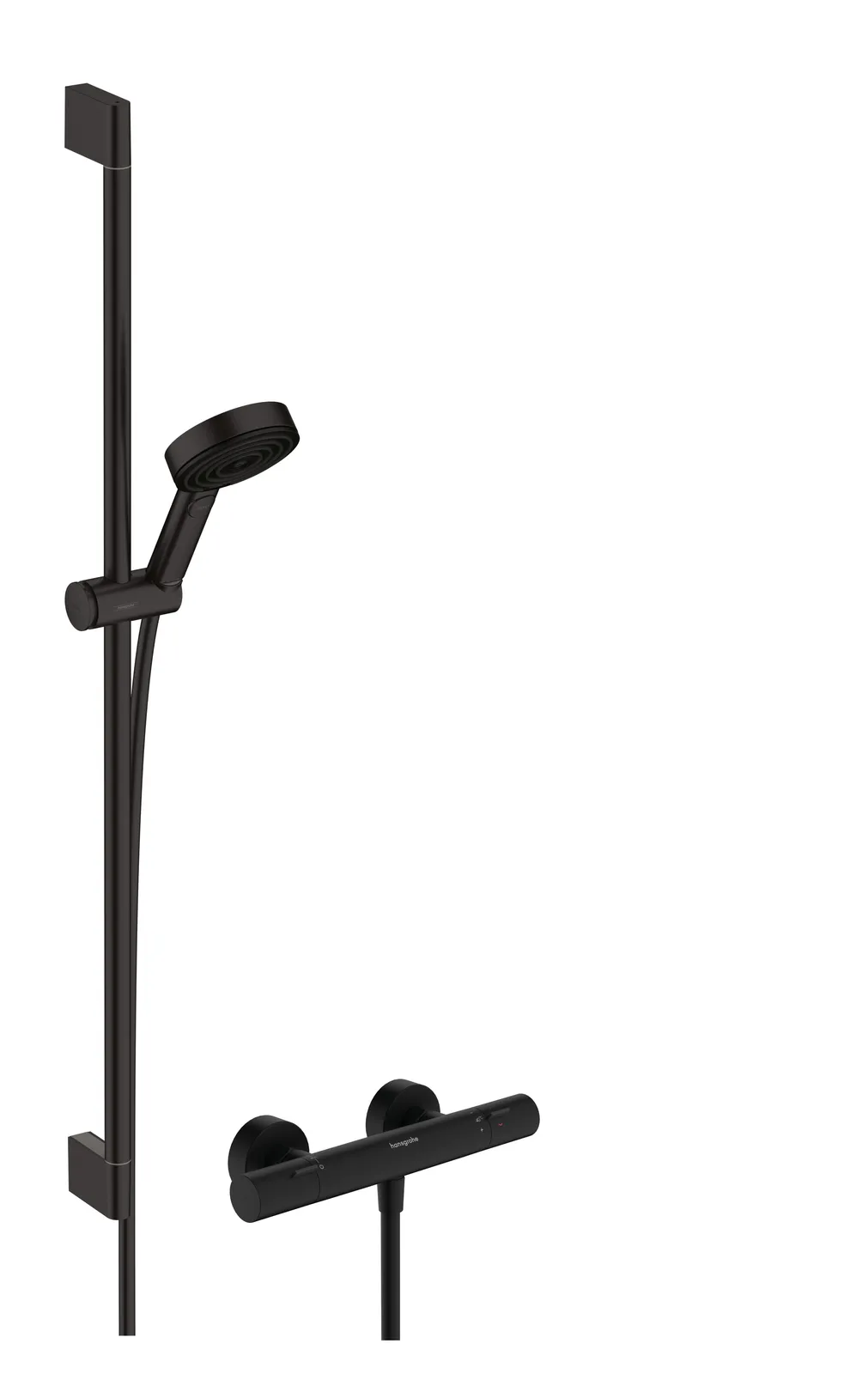 Pulsify Select S Душ system105 3jet Relaxation EcoSmart с Ecostat Fine и душевой штангой 90 см
