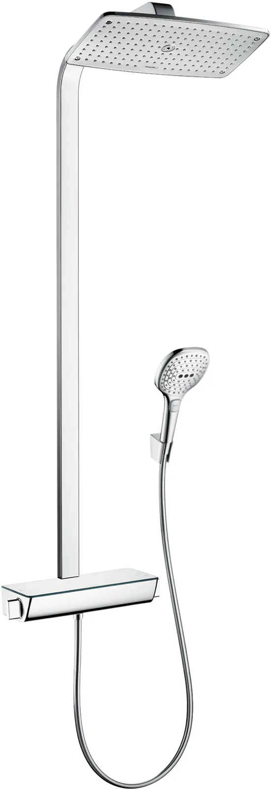 Raindance E Showerpipe dush ustuni 360 1jet, termostat bilan