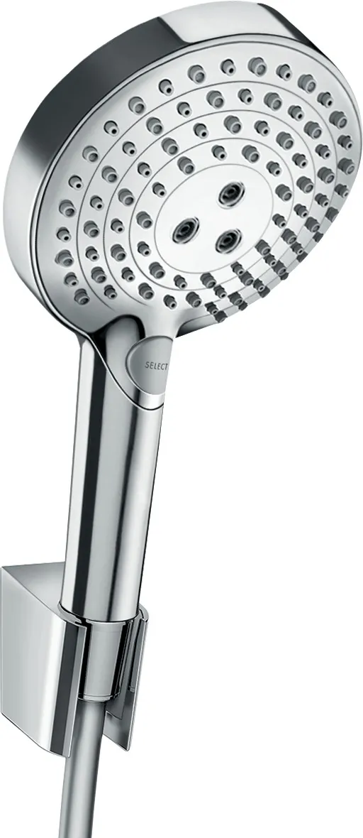 Raindance Select S Ushlagichli dush toʻplami 120 3jet PowderRain, dush shlangi 125 sm bilan