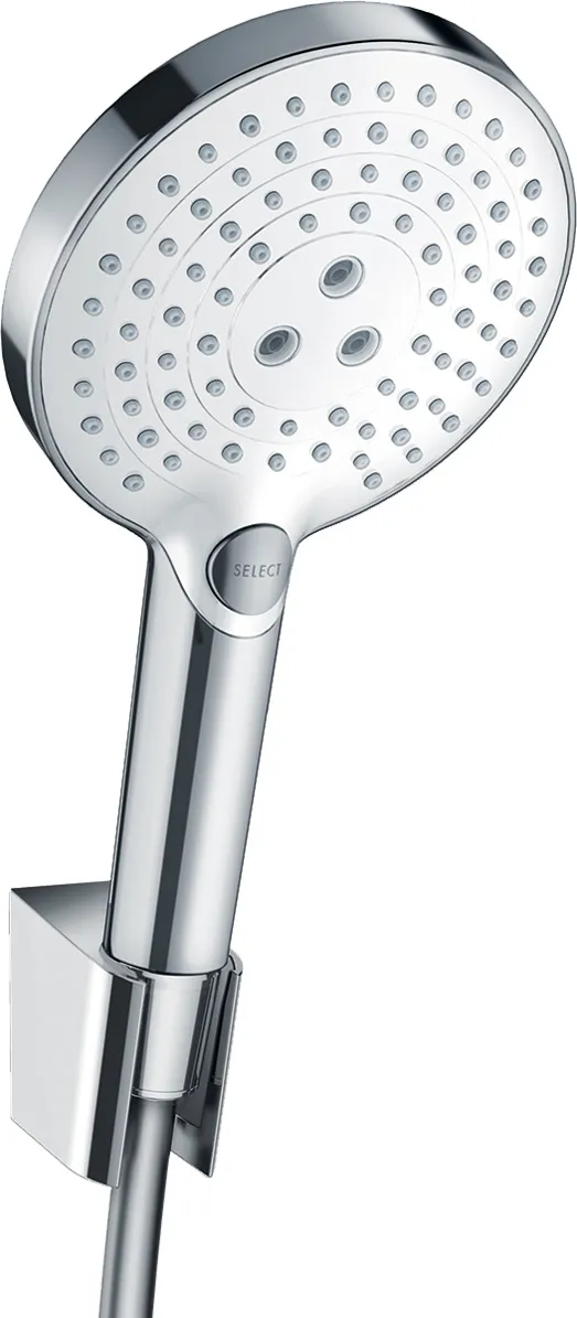 Raindance Select S Ushlagichli dush toʻplami 120 3jet, dush shlangi 160 sm bilan