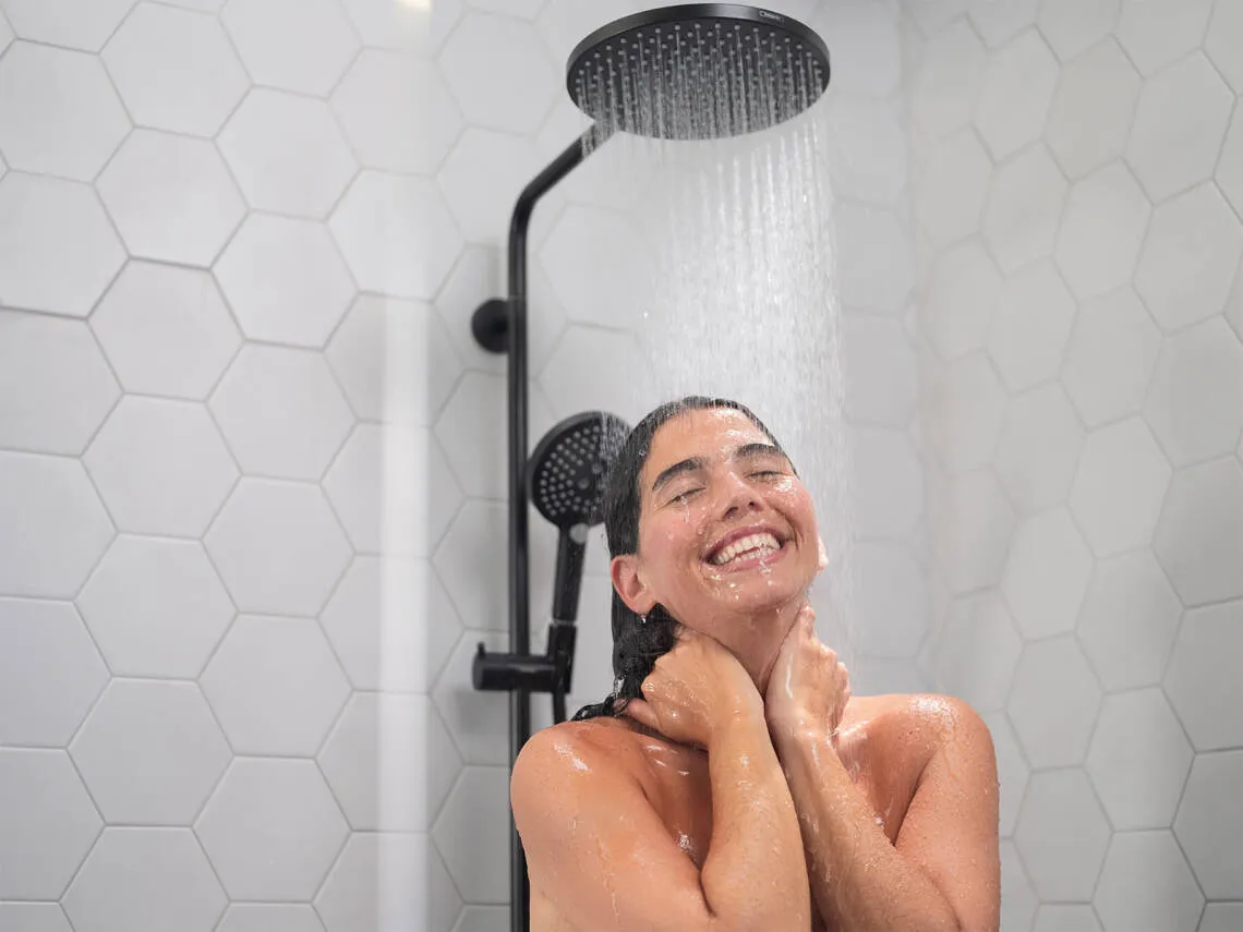 Raindance Select S Showerpipe dush ustuni 300 2jet, termostat bilan