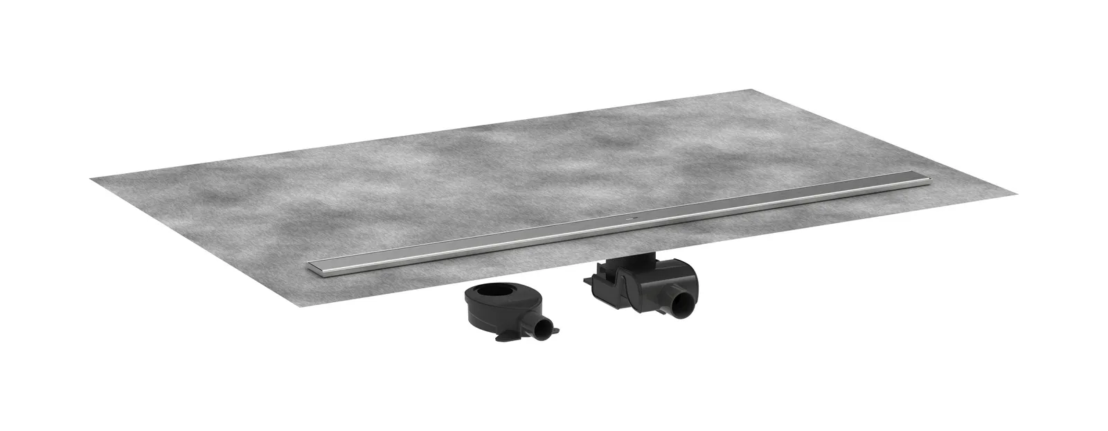 RainDrain Allround Complete set for shower drain 1200 for standard/flat installation