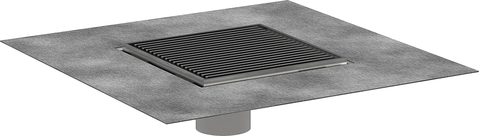 RainDrain Brilliance Boardwalk Nuqtali trapning toʻliq toʻplami 150/150, balandligi sozlanadigan rama bilan