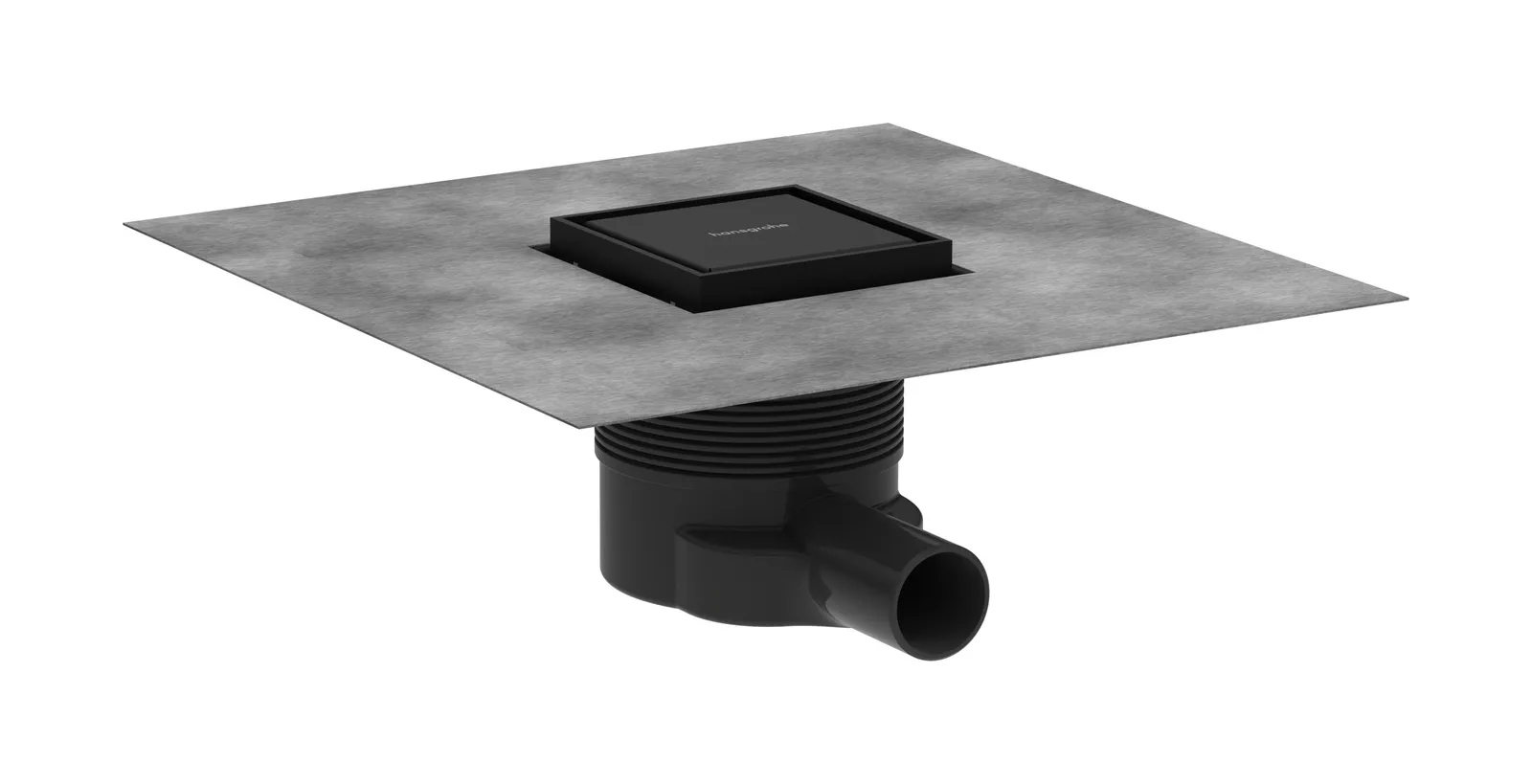RainDrain Brilliance Complete set for point drain 100/100 with tile-in back cover