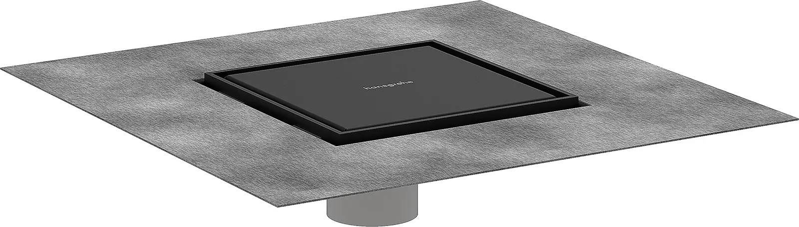 RainDrain Brilliance Полный комплект точечного трапа 150/150 задней крышкой под плитку