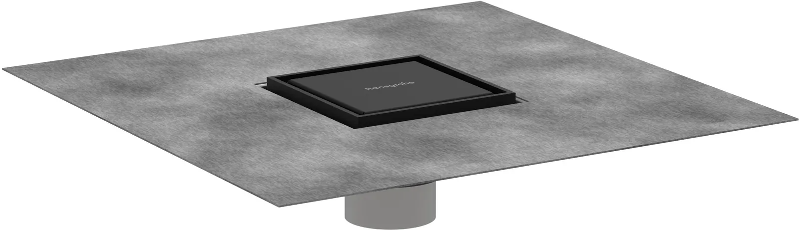 RainDrain Brilliance Комплект 4"x 4" внешняя часть задней крышкой под плитку и скрытой частью