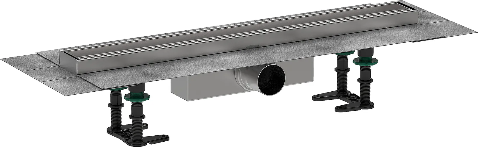 RainDrain Compact Dush trapining toʻliq toʻplami 600, standart montaj uchun