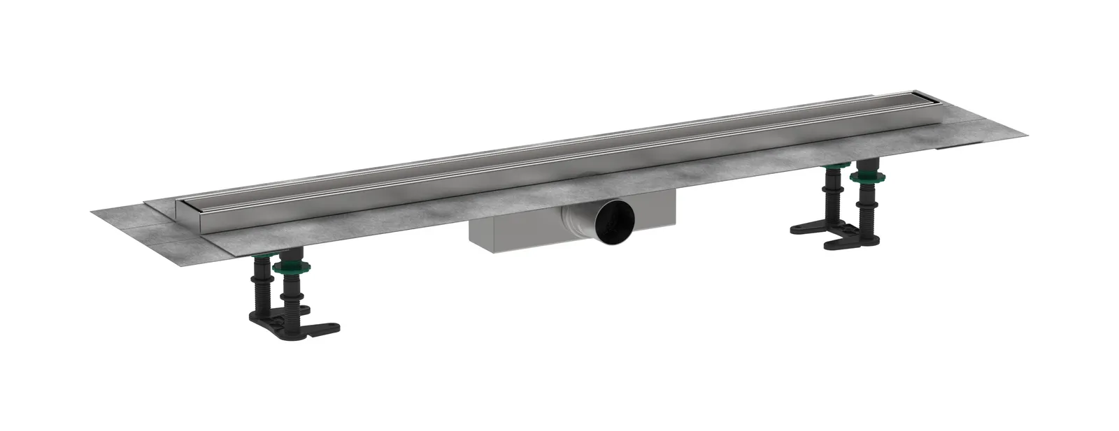RainDrain Compact Complete set for shower drain 900 for standard installation