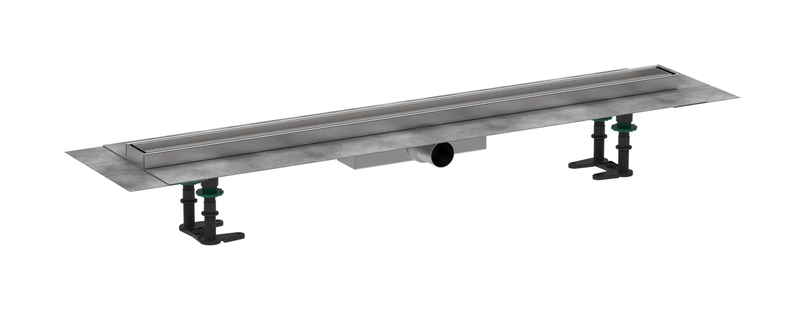 RainDrain Compact Полный комплект душевого трапа 900 под плитку для плоского монтажа