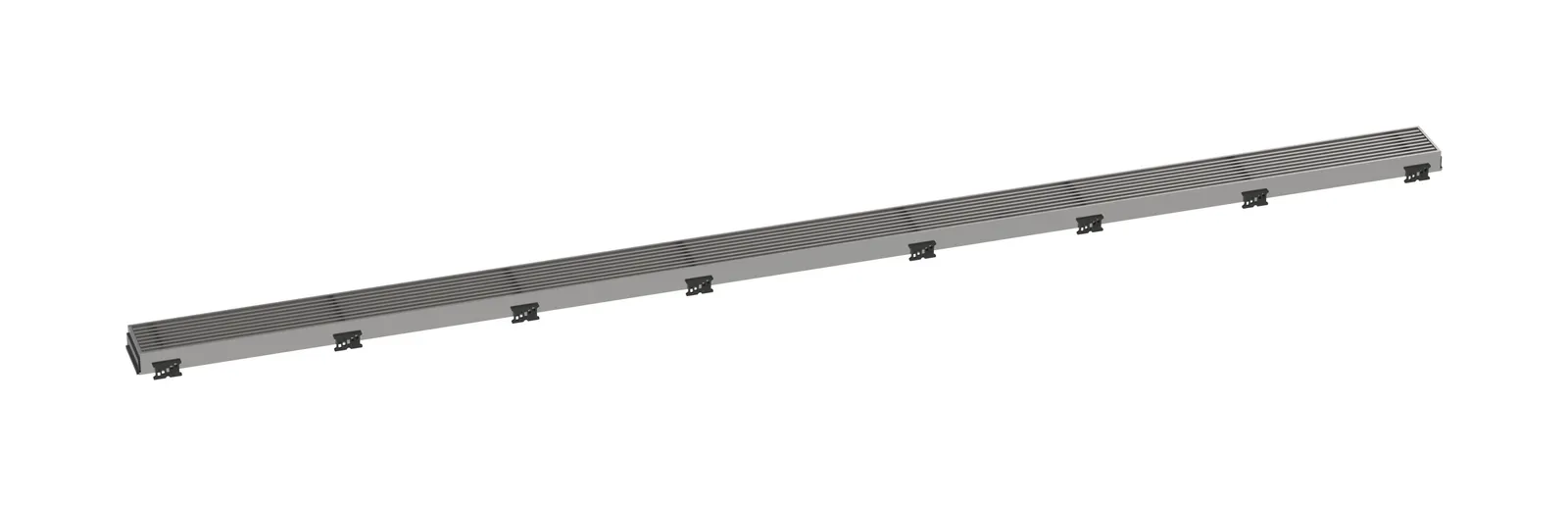 RainDrain Match Boardwalk Finish set for shower channel 1500 with height-adjustable frame
