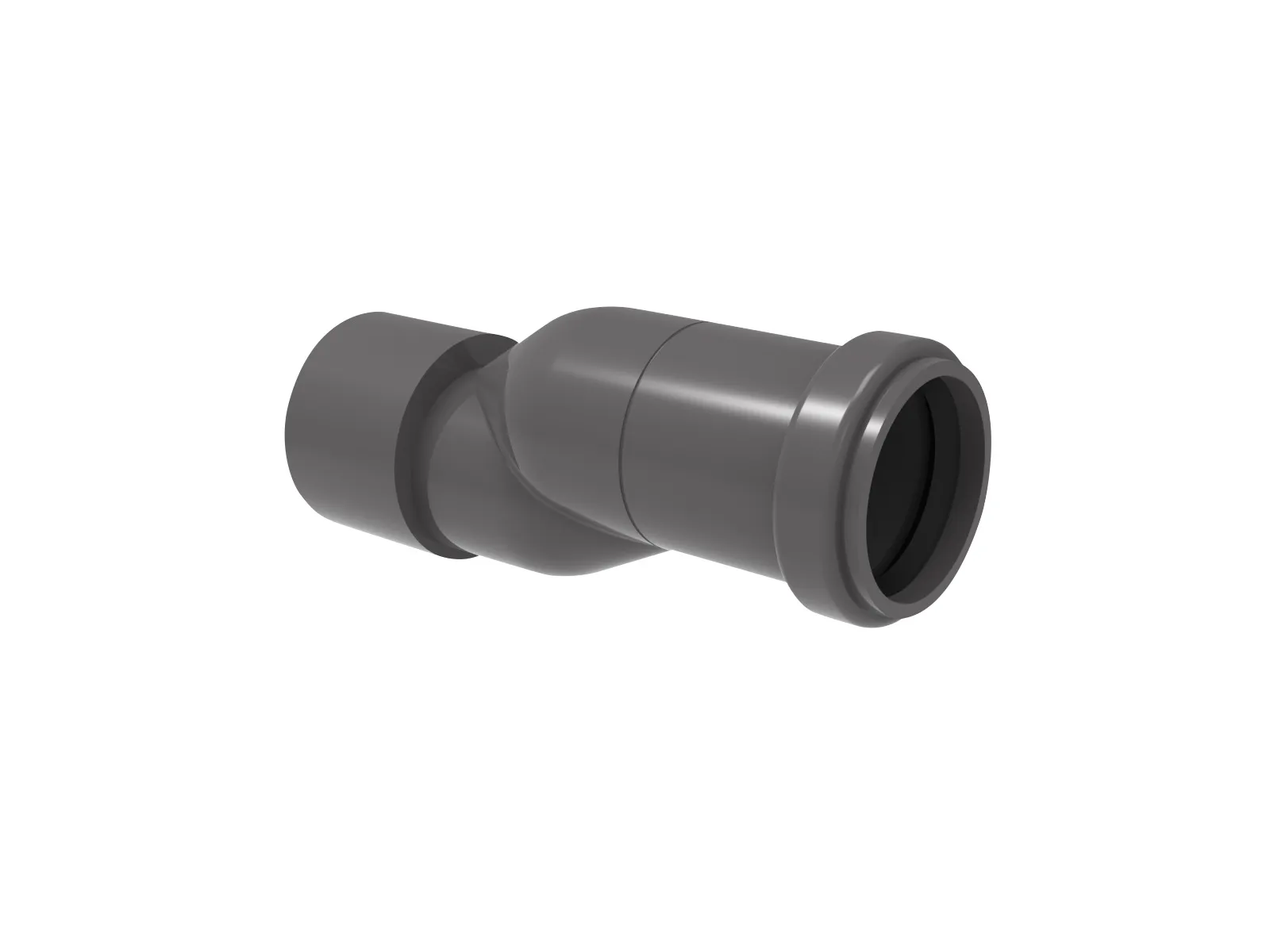 RainDrain Easy Turn slope profile, chap yoki oʻng tomon ulanish, 8 ga 32 mm sozlanadigan