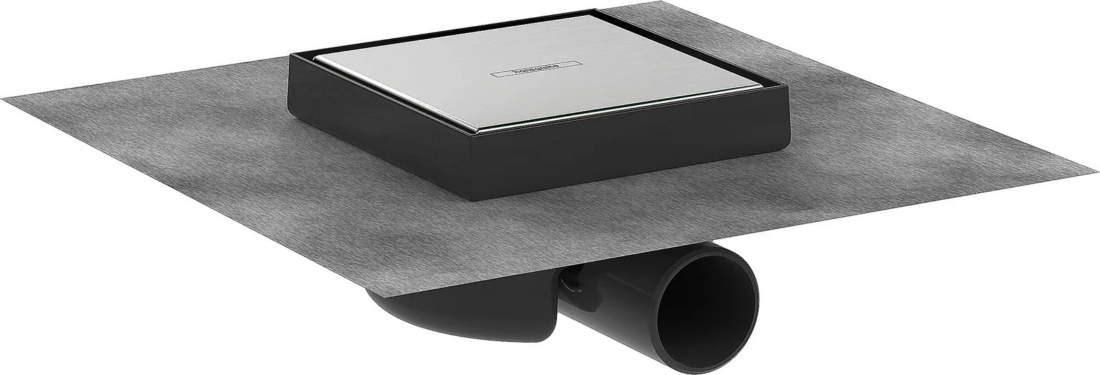 RainDrain Spot Полный комплект точечного трапа 150/150 задней крышкой под плитку