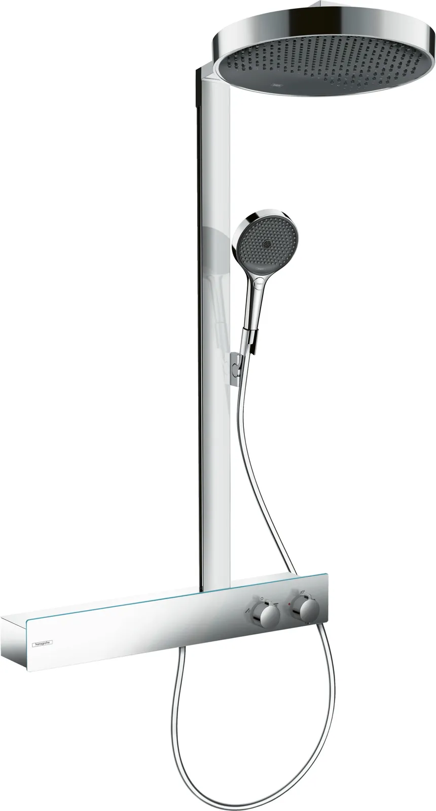 Rainfinity Душевая стойка Showerpipe 360 1jet с ShowerTablet 600