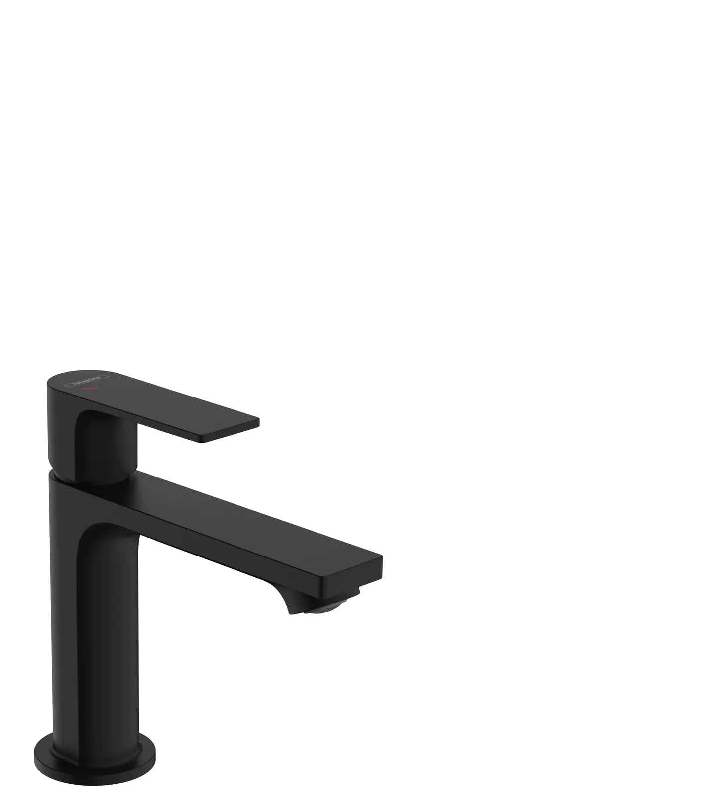 Rebris E Bir dastali lavabo aralashtirgichi 110 CoolStart, metall pop-up drenaj klapani bilan