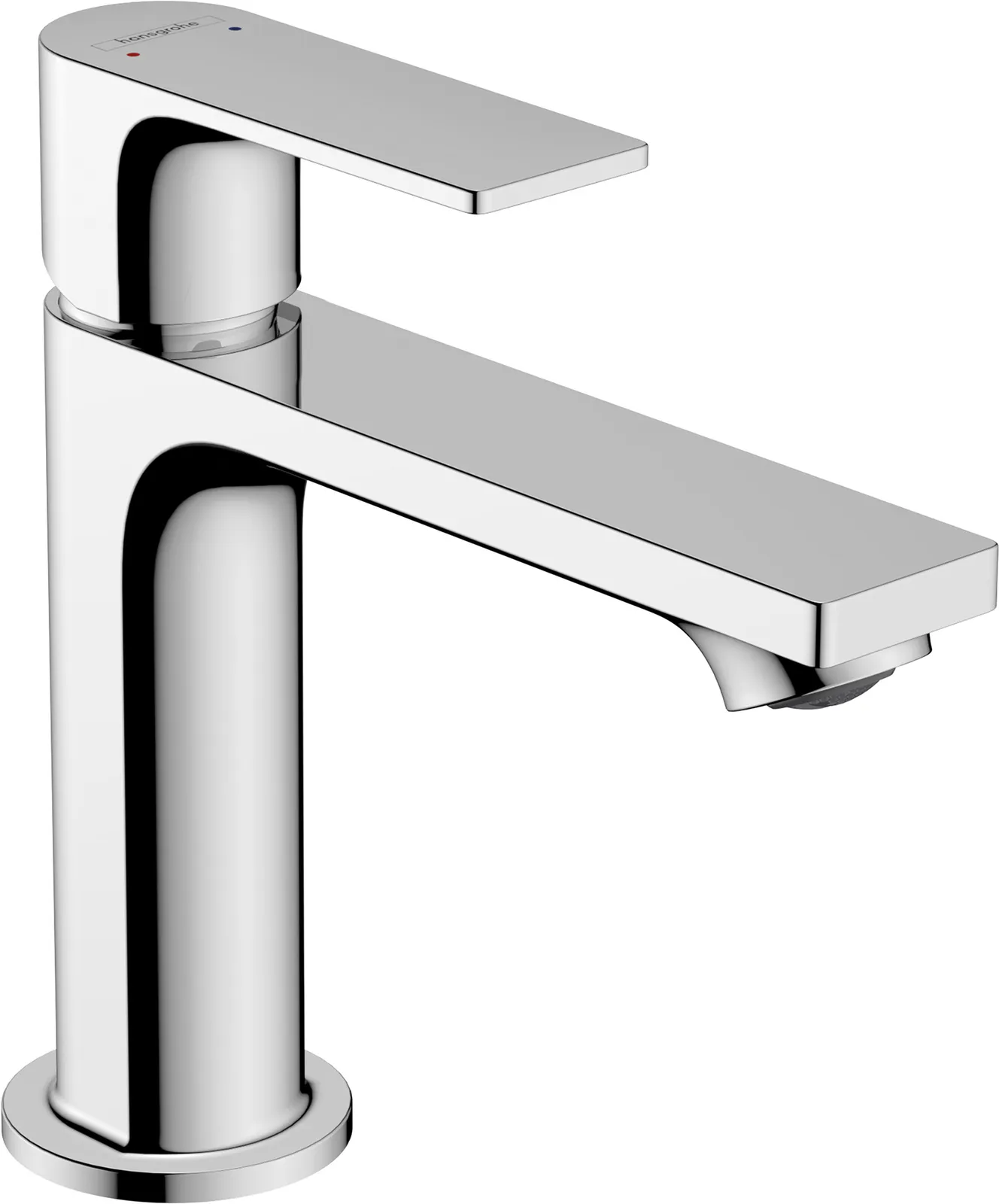 Rebris E Single lever basin mixer 110 with pop-up waste