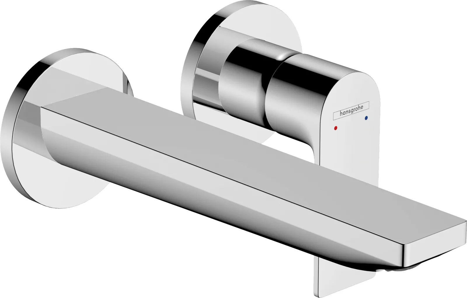 Rebris E Single lever basin mixer concealed, wall-mounted with spout 20 cm