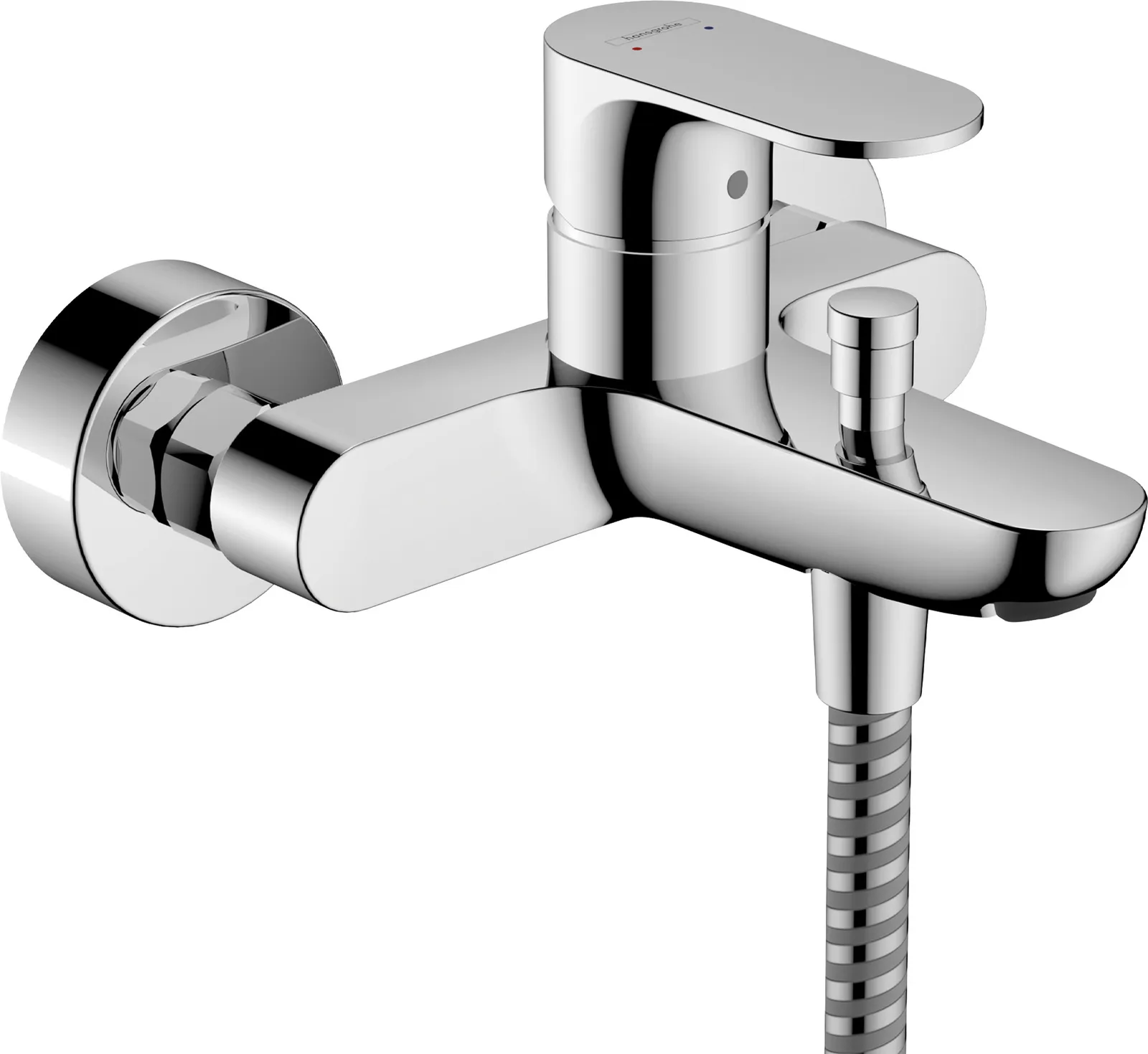 Rebris S Single-lever bath mixer for exposed installation