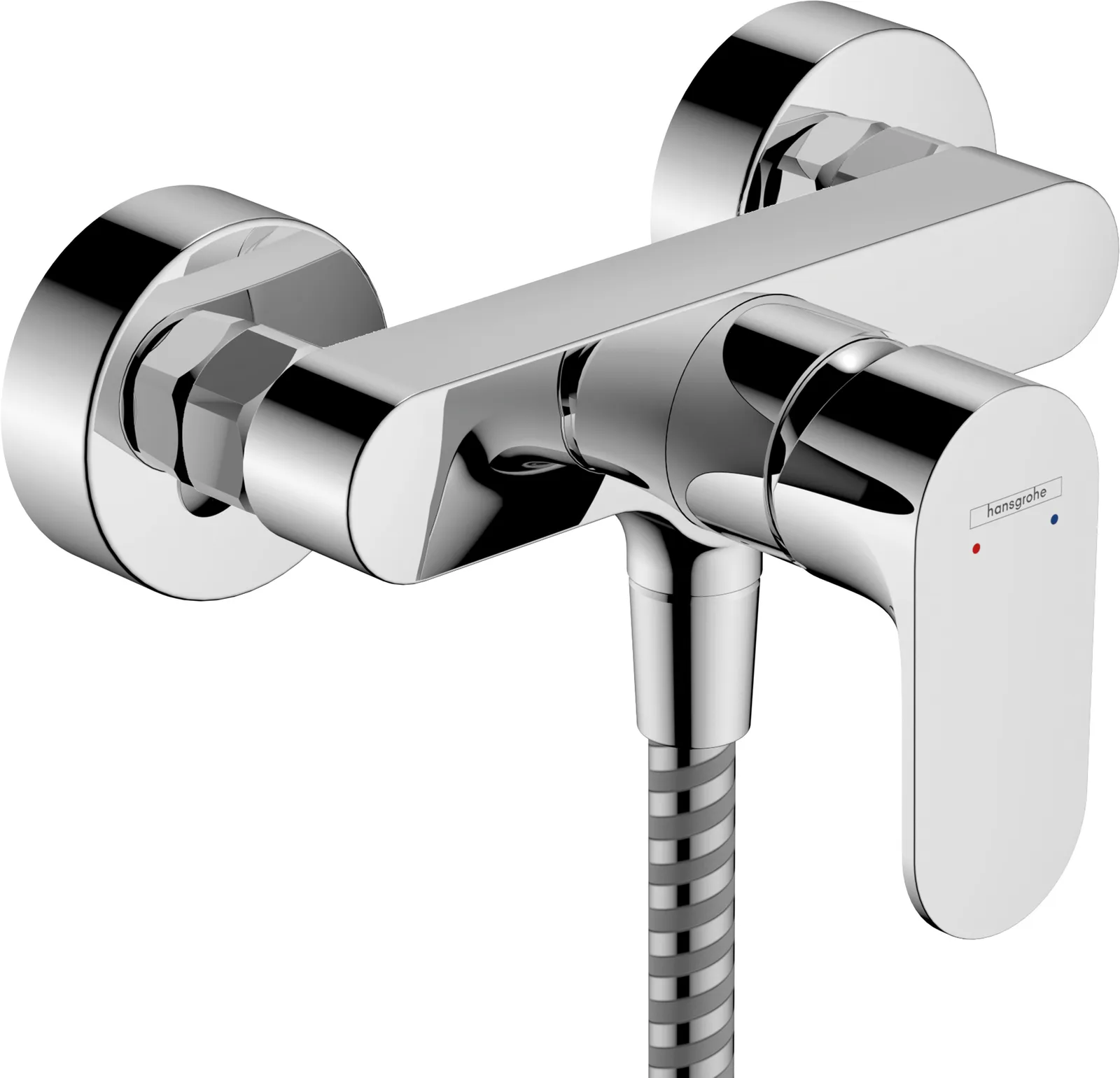 Rebris S Single-lever shower mixer for exposed installation