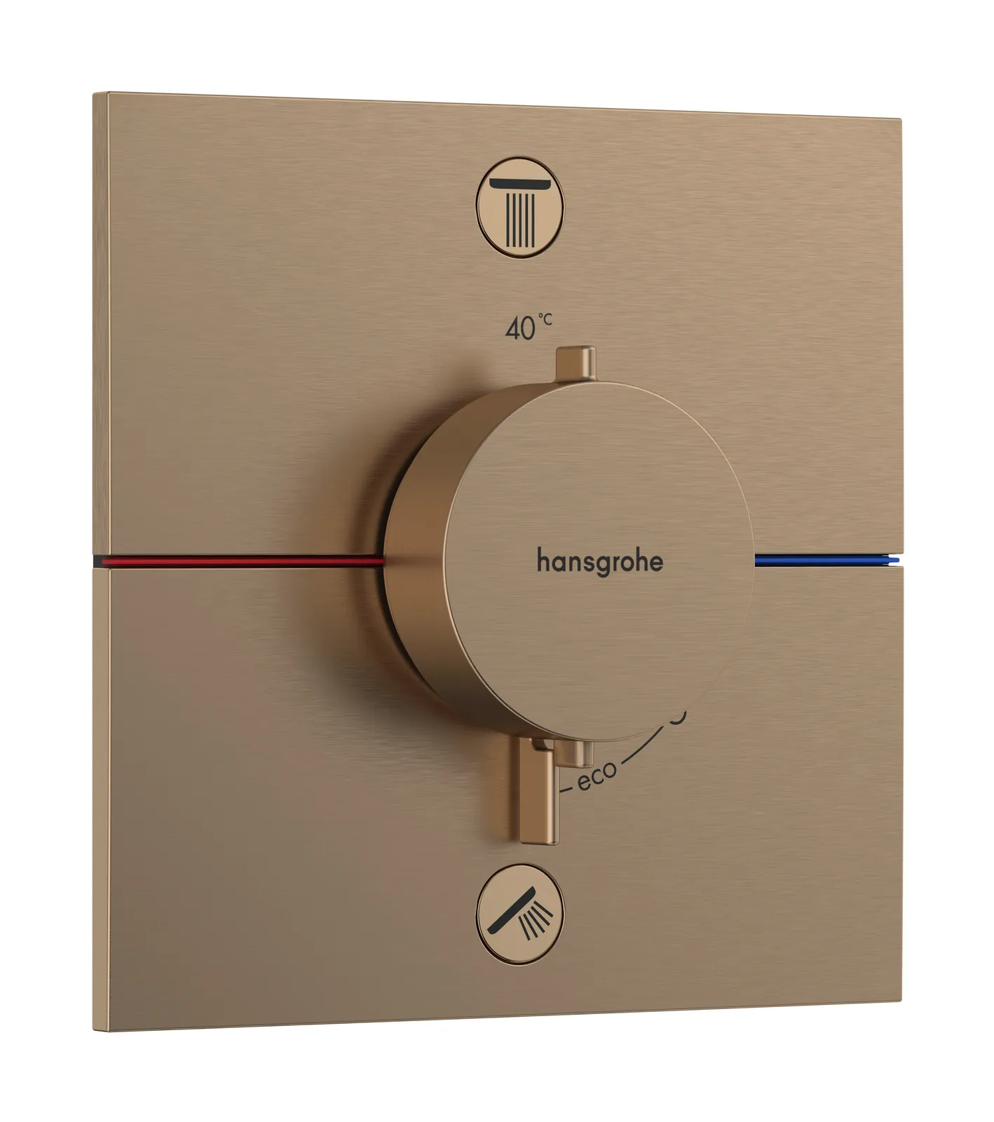 ShowerSelect Comfort E Термостат для скрытого монтажа для 2 функций с встроенной комбинацией безопасности по EN 1717