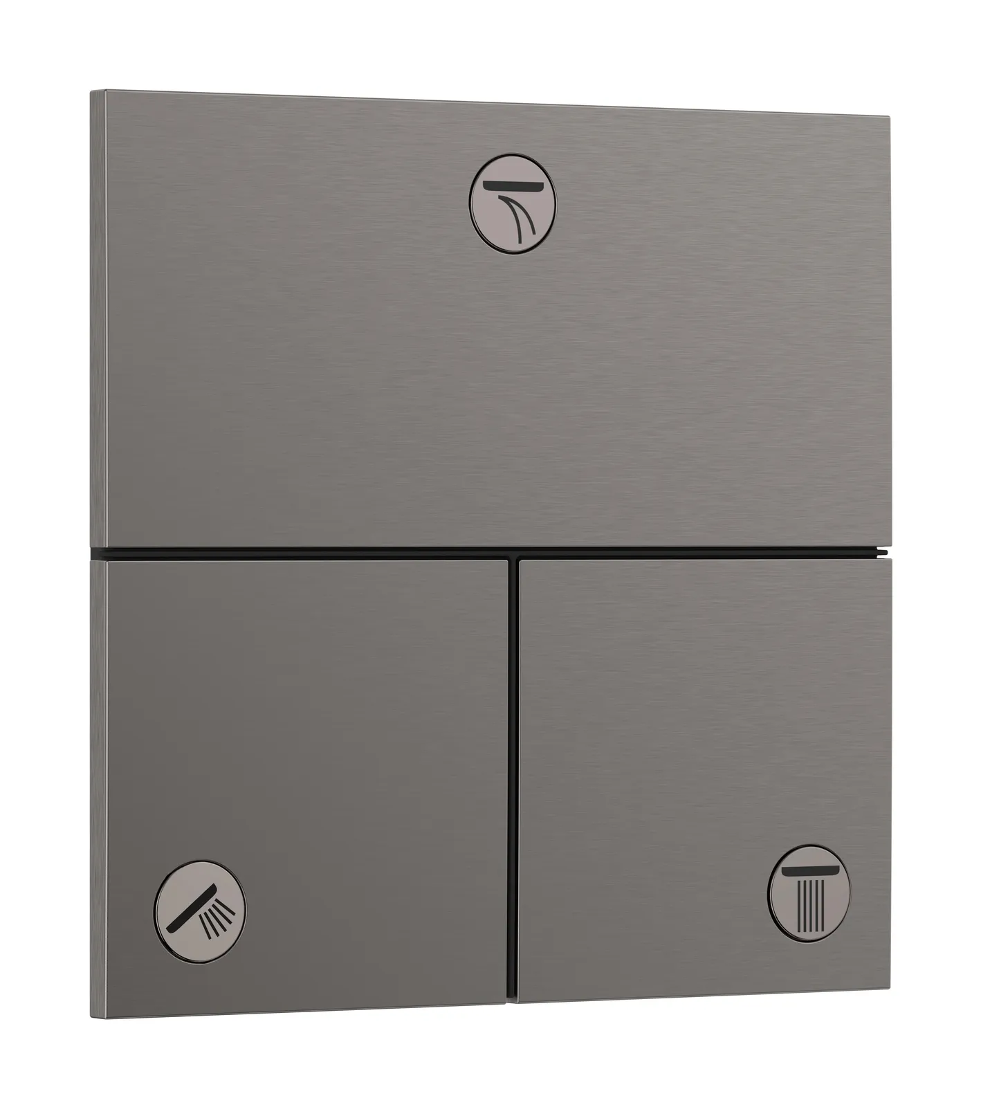 ShowerSelect Comfort E Concealed stop valve for 3 functions