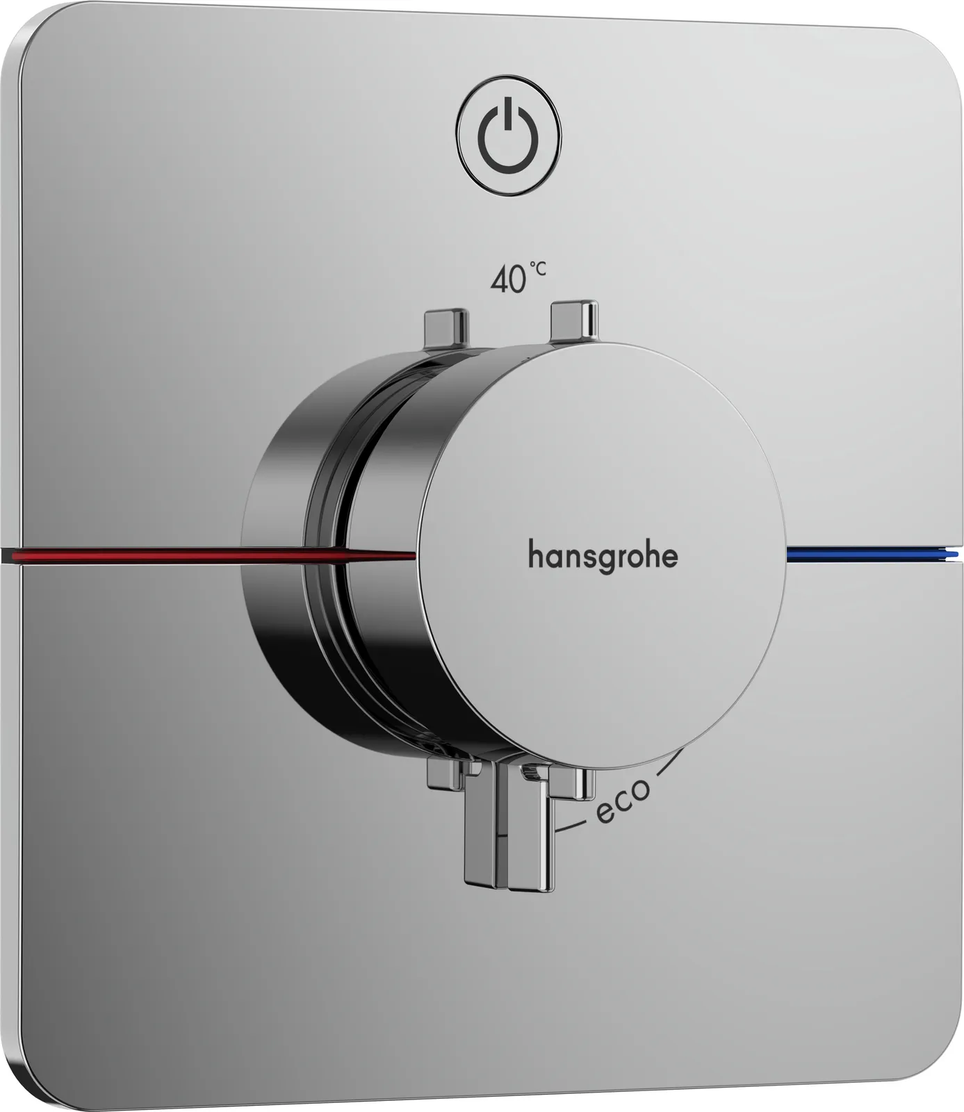 ShowerSelect Comfort Q Termostat, yashirin montaj uchun, 1 funksiya uchun