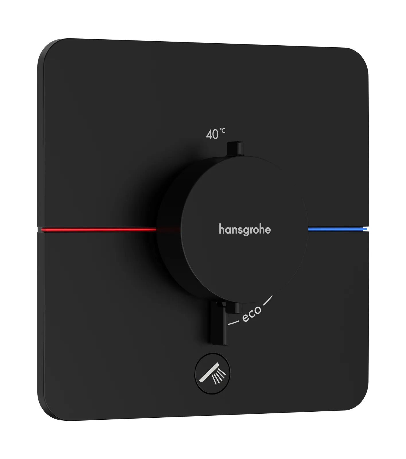 ShowerSelect Comfort Q Termostat, yashirin montaj uchun, 1 funksiya va qoʻshimcha chiqish uchun