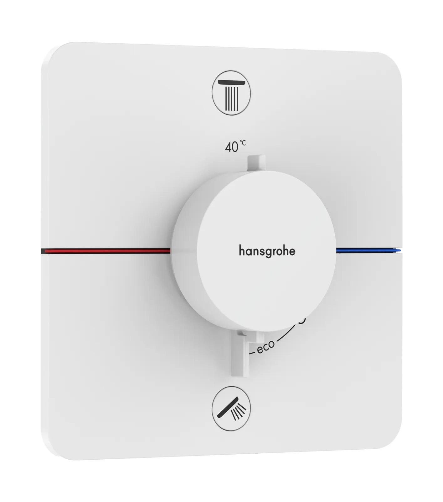 ShowerSelect Comfort Q Termostat, yashirin montaj uchun, 2 funksiyalar uchun